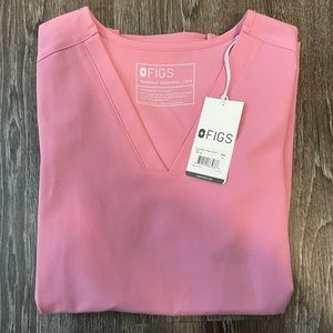 FIGS Women’s Chalk Pink Scrub Top XXS